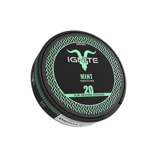 12mg Ignite Mint Slim Nicotine Pouch - 20 Pouches