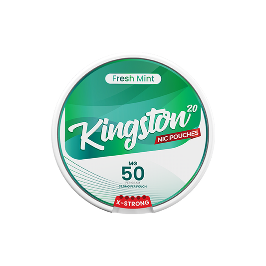 50mg Kingston Nicotine Pouches - 20 Pouches
