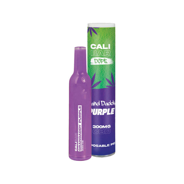 CALI BAR DOPE 300mg Tam Spektrumlu CBD Vape Tek Kullanımlık - Terpen Aromalı