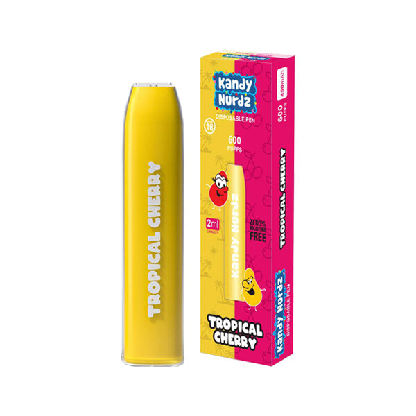 0mg Kandy Nurdz Bar Disposable Vape Pen 600 Puffs
