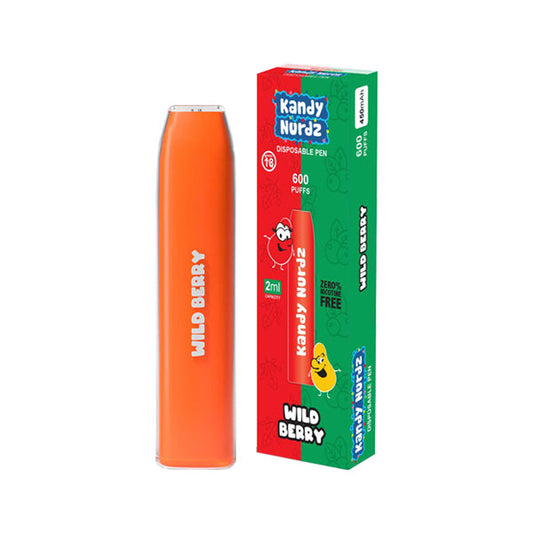 0mg Kandy Nurdz Bar Disposable Vape Pen 600 Puffs