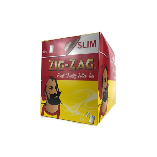 150 puntas con filtro Zig-Zag Slimline - Paquete de 10 bolsas
