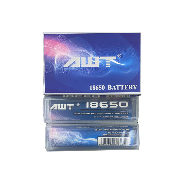 Batería AWT 18650 3.7V 2900mAh 40A