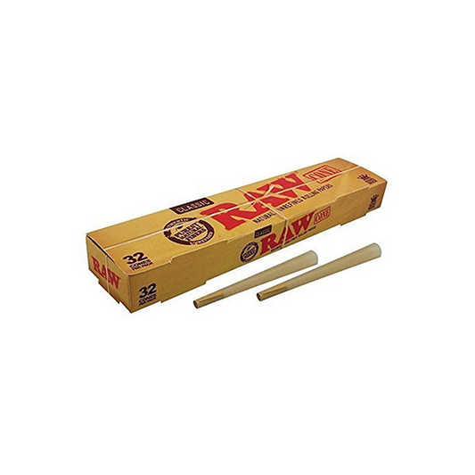 32 RAW Classic King Size Cones Mega Pack