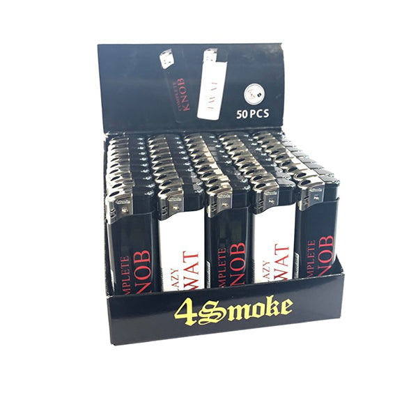 50 x 4Smoke Electronic Printed Lighters - YZ218DK