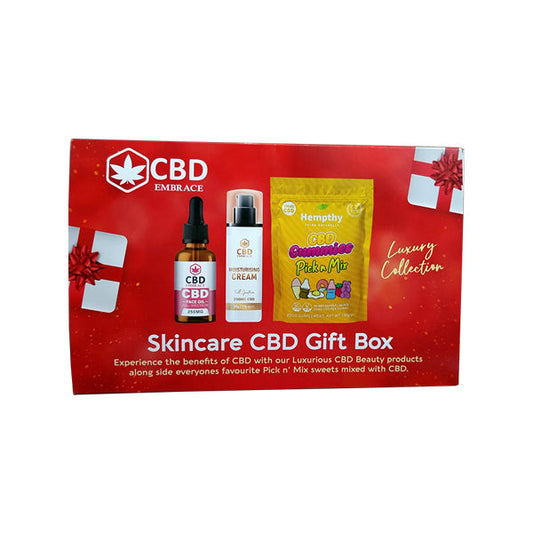 Hempthy CBD Embrace Skincare CBD Gift Box - Christmas