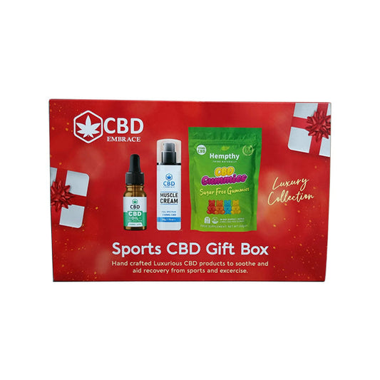 Hempthy CBD Sports Skincare CBD Gift Box - Christmas