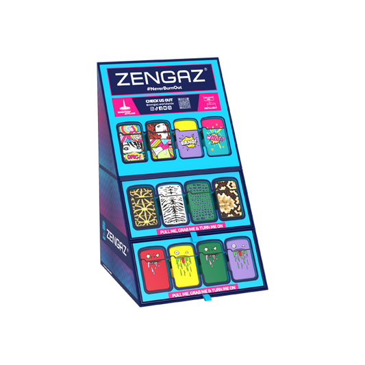 Zengaz Cube ZL-12 (97433EU-S5) Jet Lighters CDU Bundle + 48 Units Set