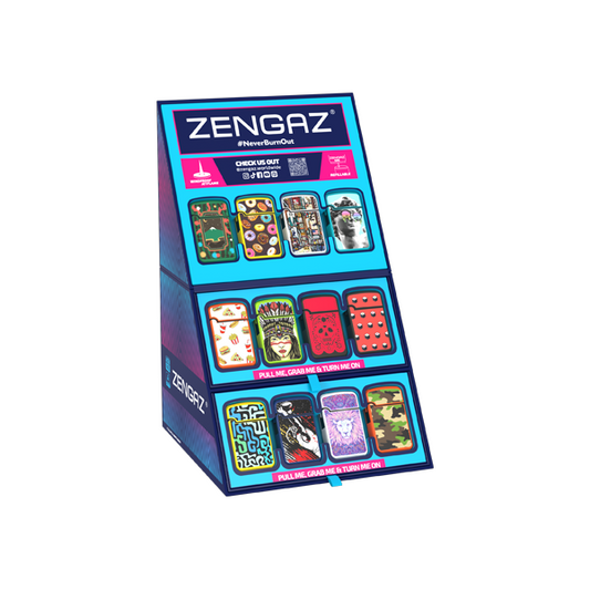 Zengaz Cube ZL-12 (97433EU-S7) Jet Lighters CDU Bundle + 48 Units Set