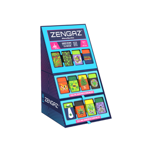 Zengaz Cube ZL-30 (97333UK-S3) Jet Lighters CDU Bundle + 48 Units Set