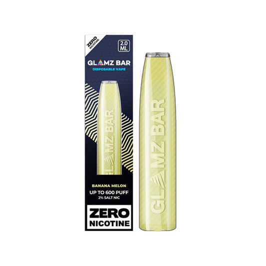 0mg Glamz Bar Disposable Vape Pen 600 Puffs