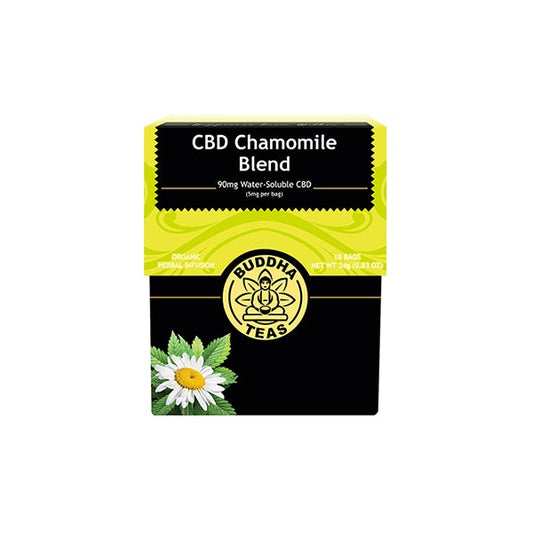 Buddha Teas - Bolsitas de té de CBD de 5 mg - Mezcla de manzanilla
