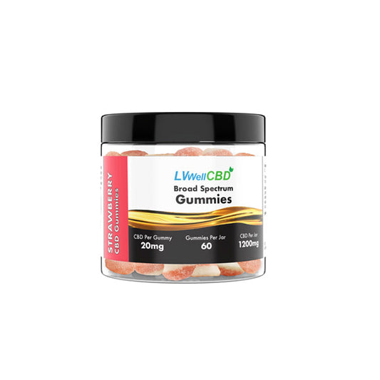 LVWell Gomitas de CBD de 1200 mg - 60 unidades