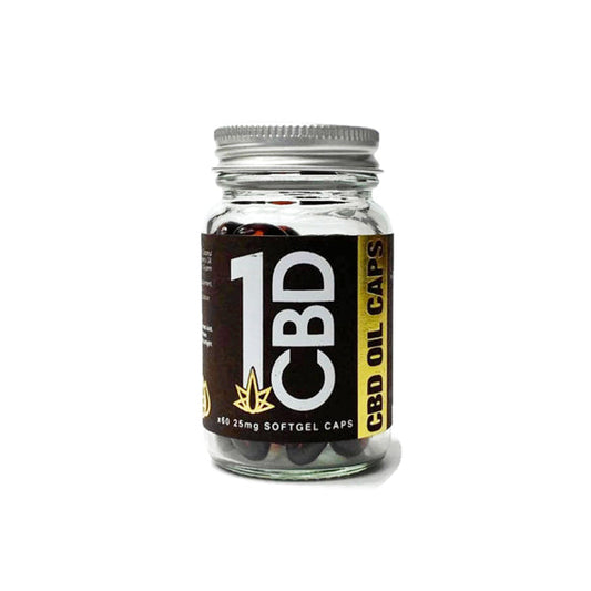 1Cápsulas de gelatina blanda de CBD 25 mg de CBD 60 cápsulas