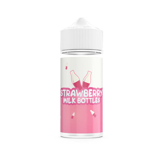 Botellas de leche de fresa 100ml Shortfill 0mg (70VG-30PG)
