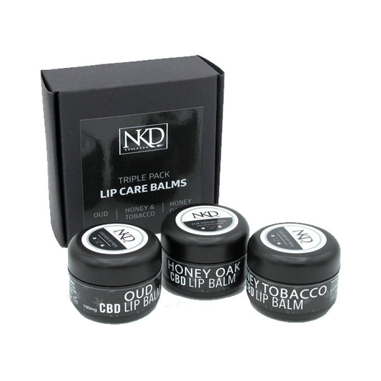 NKD 300mg CBD Infused Speciality Lip Balm Gift Set (BUY 1 GET 1 FREE)