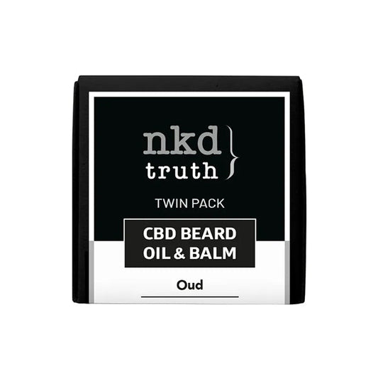 NKD 150mg CBD Twin Pack OUD Aceite y bálsamo para barba