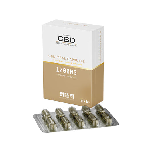 İngiliz Esrar 1000mg CBD CBD 100% Esrar Oral Kapsüller - 30 Kapaklar