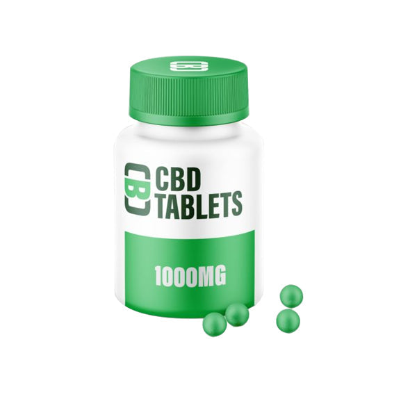 CBD Asylum Tablets 1000mg CBD 100 Tabletas (COMPRE 1 OBTENGA 2 GRATIS)
