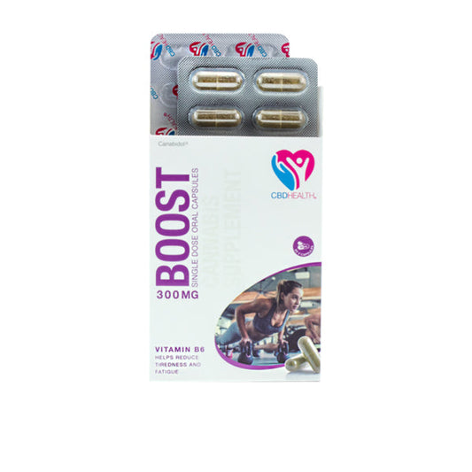 British Cannabis tarafından CBD 300mg CBD Oral Kapsüller 30 Caps - Boost