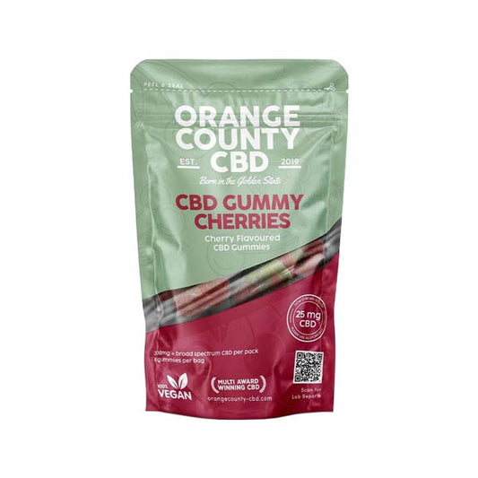 Cerezas gomosas de CBD de 200 mg de Orange County - Bolsa de sorpresas