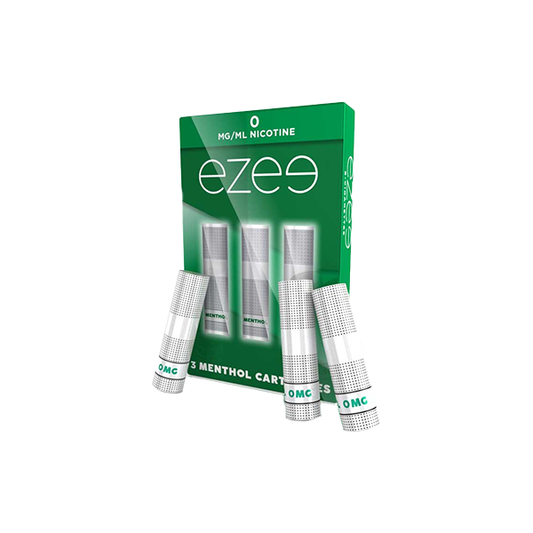 0mg Ezee E-cigarette Cartridges Menthol 1050 Puffs