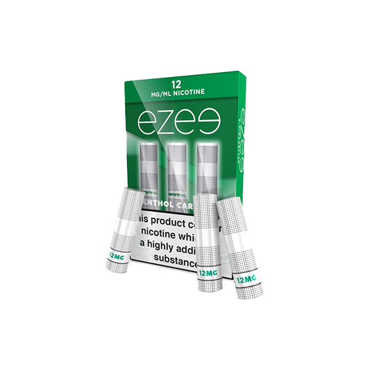 12mg Ezee E-cigarette Cartridges Menthol 1050 Puffs
