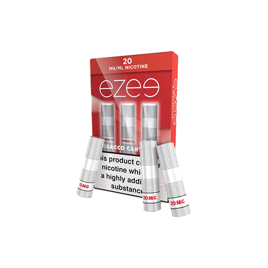 20mg Ezee E-cigarette Cartridges Tobacco 1050 Puffs