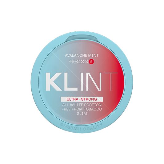 25mg Klint Avalanche Mint Nicotine pouch - 20 Pouches