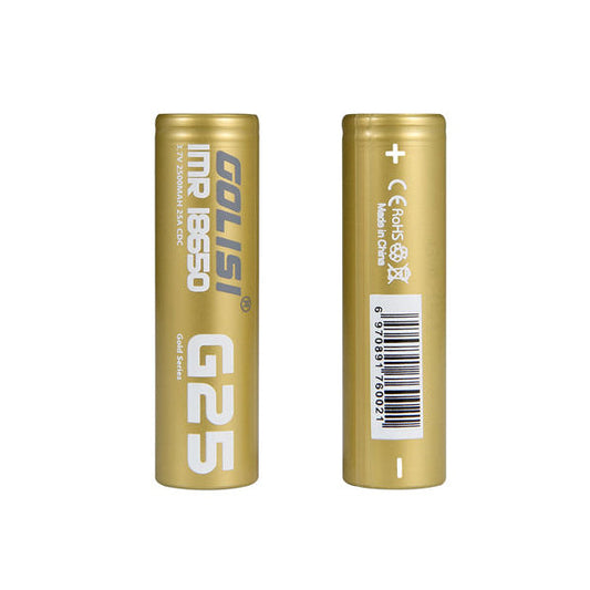 Bateria Golisi G25 18650 2500mAh 20A