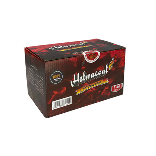 Helwacoal Pure Natural Charcoal Cube For Shisha Hookah - 1KG