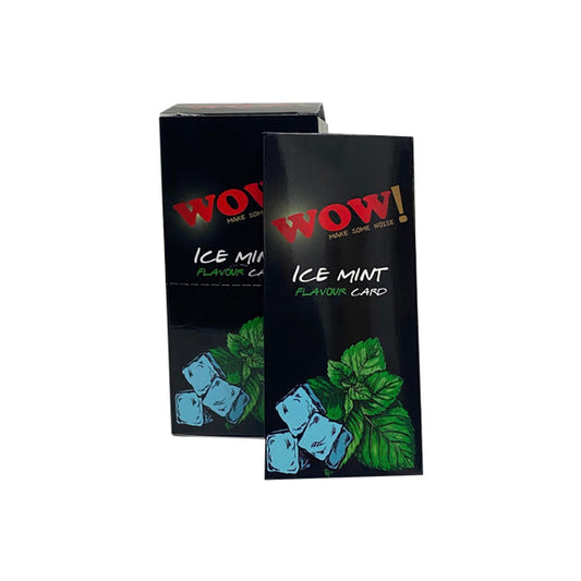 Wow Ice Mint Flavor Cards Infusiones Pack de 20