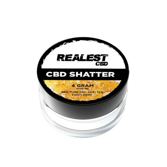 Realest CBD 4000mg CBD Shatter (COMPRE 1 OBTENGA 1 GRATIS)